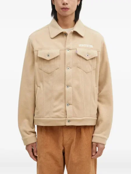 Fleecová bunda Icecream s výšivkou