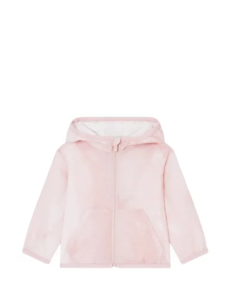 Kurtka dziecięca Emporio Armani różowa