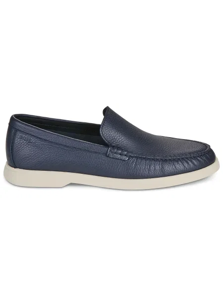 BOSS mocasini de piele Sienne albastru