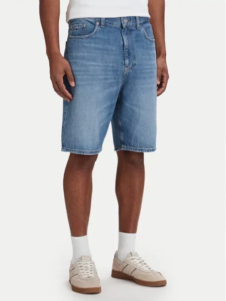 Tommy Jeans Jeans kratke hlače Jaimie modra