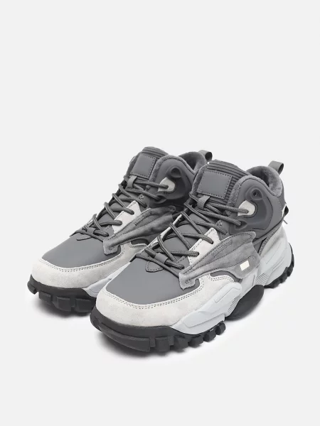 Кросівки YUKI текстиль/замша сірий