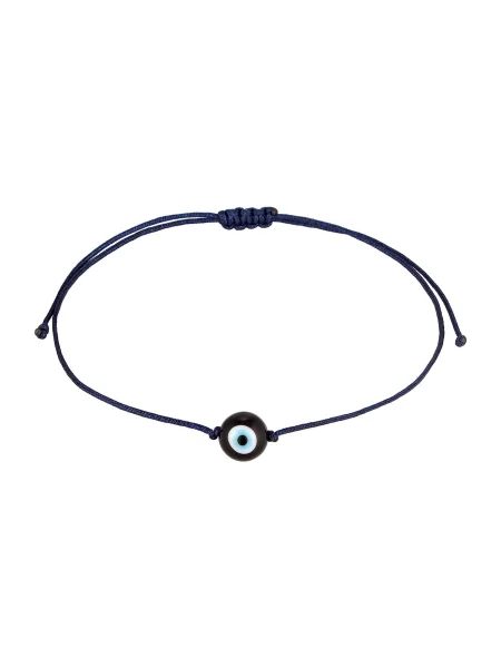 KUZZOI Zapestnica Evil Eye nebeško modra / črna bela