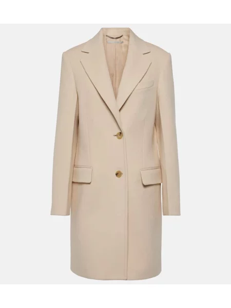 Sacou Stella Mccartney de lână bej