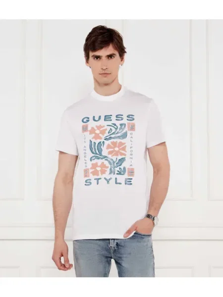 GUESS Tricou alb