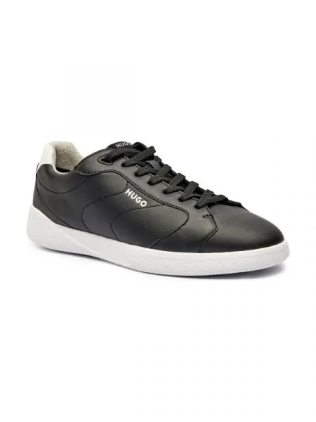 HUGO Sneakers tornacipő Riven_Tenn_punyl fekete
