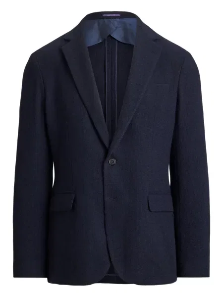 Sacou Ralph Lauren Purple Label din cașmir albastru
