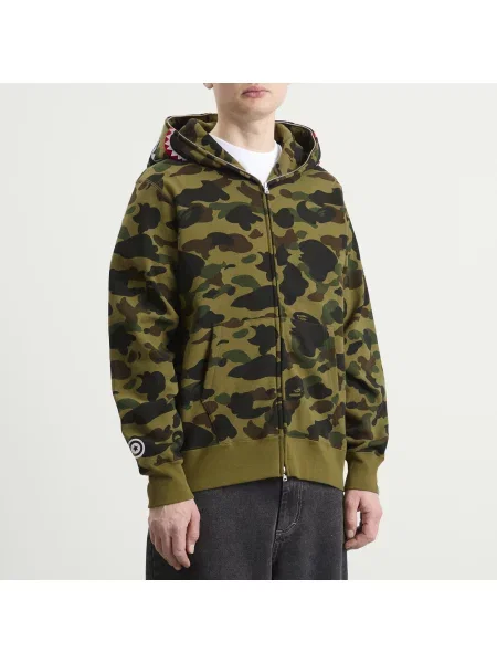 Bluza z kapturem A Bathing Ape® zielona