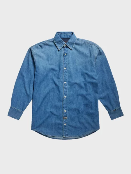 Джинсова сорочка G-star Raw синя