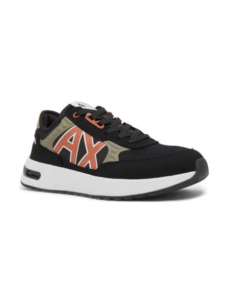 Armani Exchange Sneakers ENGLISH negru