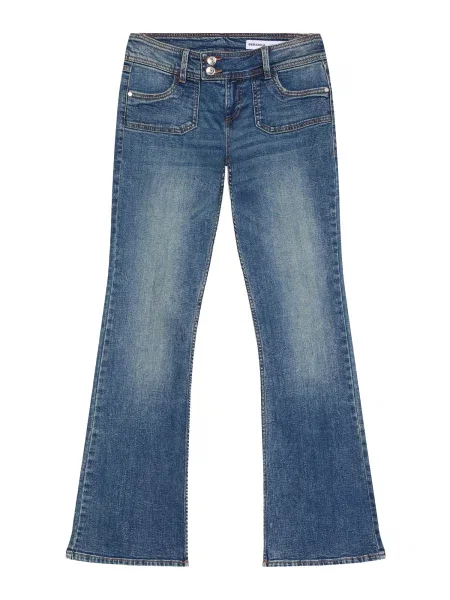 Bershka Kavbojke moder denim