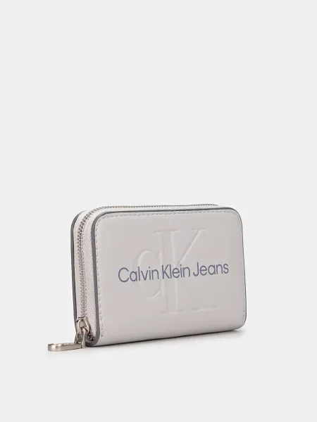 Calvin Klein Гаманець Поліуретан сірий