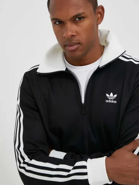 Geacă Adidas Originals alergare negru