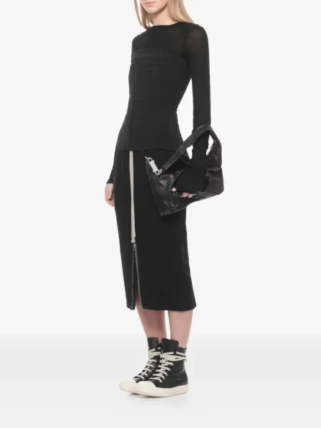 Top Rick Owens fără mâneci negru