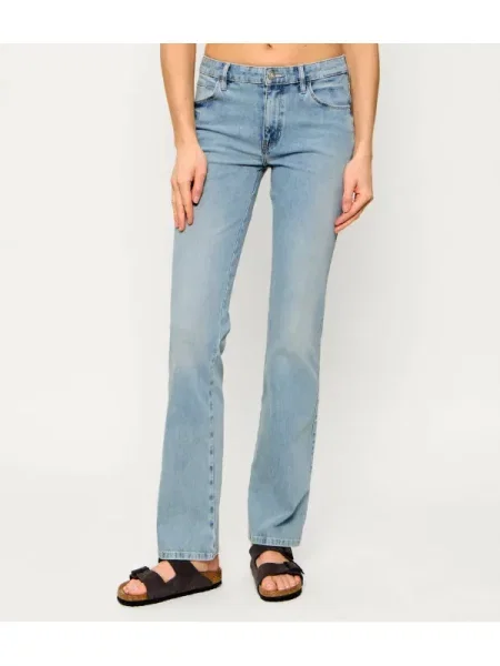 GUESS Blugi SEXY | Straight fit | mid rise albastru