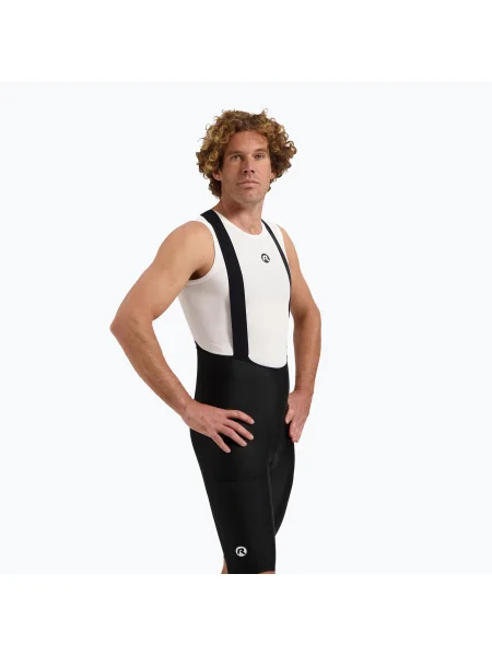 Rogelli Distance II Bib Short pantaloni scurți ciclism bărbați negru