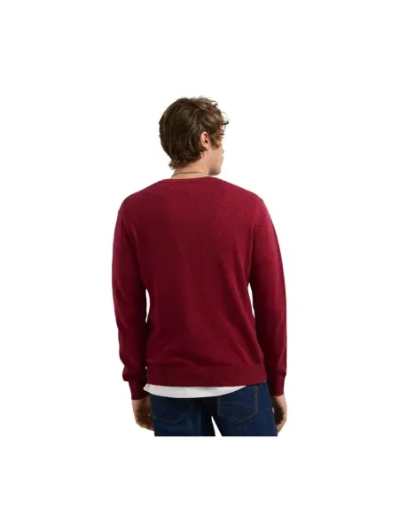 Dzianinowy sweter Pepe Jeans czerwony