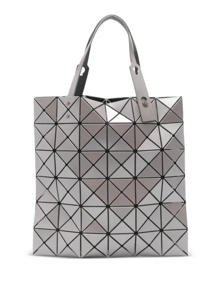Geantă Bao Bao Issey Miyake cu imprimeu geometric gri