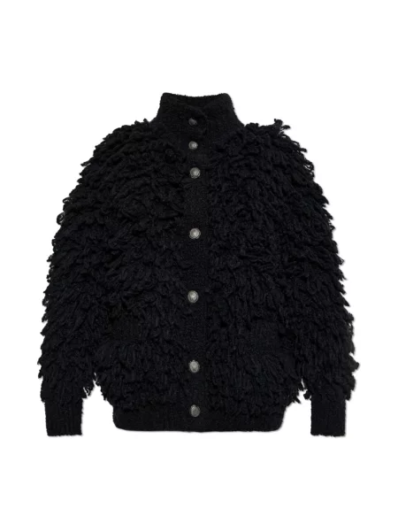 Kardigan Moncler wełniany czarny