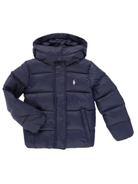 Geacă cu puf copii Polo Ralph Lauren albastru