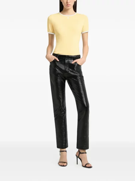 Tricou Courreges cu autograf galben
