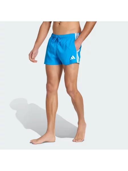 Szorty do pływania 3 Stripes 3 Inch białe