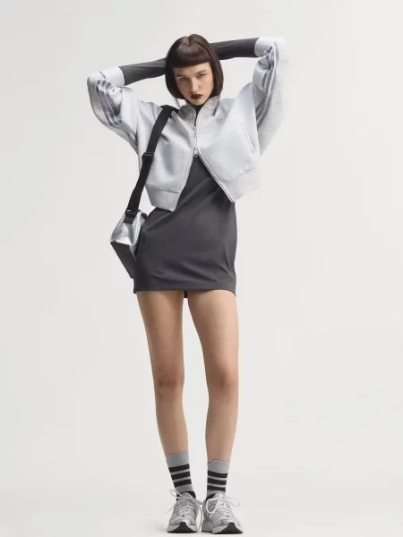 Свитер Adidas серый