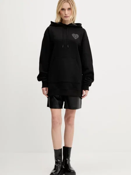 Hugo Blue Bluza Z Kapturem Dejandra schwarz czarna