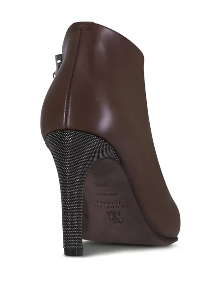 Botine Brunello Cucinelli din piele maro