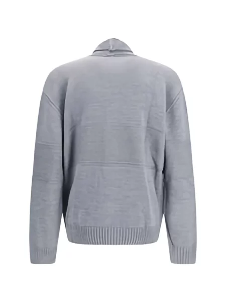 Gulerat cardigan Gcds cu autograf gri