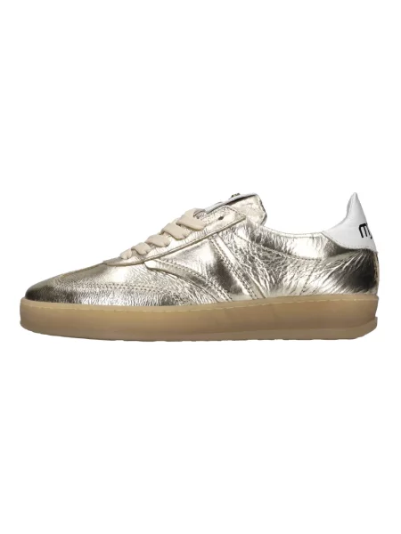 Sneakersy Mjus skórzane żółte