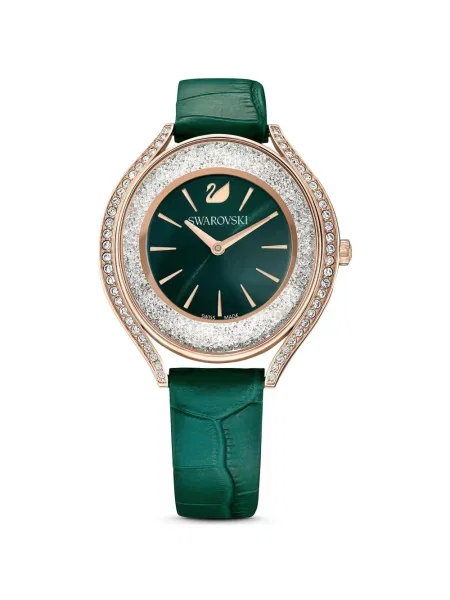 Zegarek Swarovski skórzany zielony