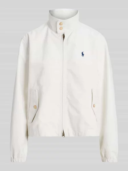 Kurtka blouson z czystej bawełny w kroju regular fit Polo Ralph Lauren biała