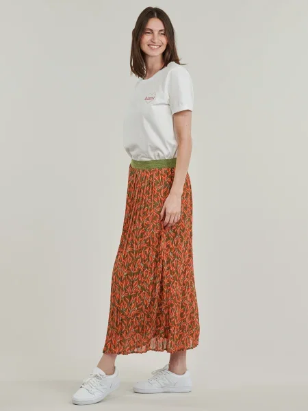 Fustă Only portocaliu