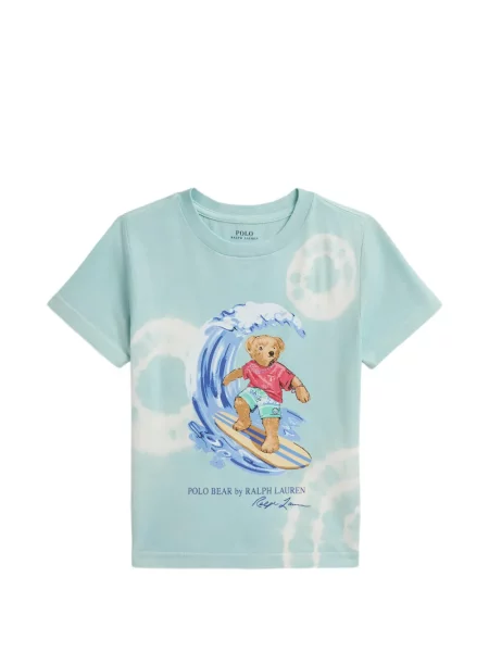 Koszulka polo dziecięca Polo Ralph Lauren niebieska