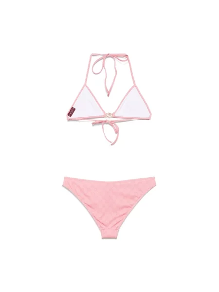 Bikini Gucci z dżerseju różowy