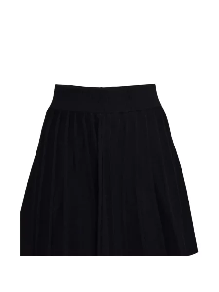 Fusta mini Mc2 Saint Barth tricotate negru
