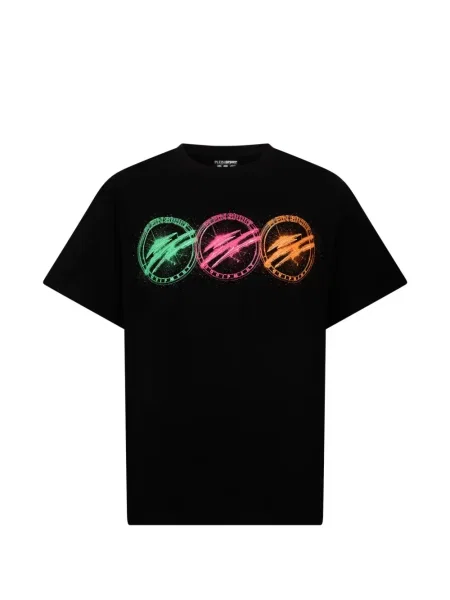 Tricou Plein Sport cu decolteu rotund negru