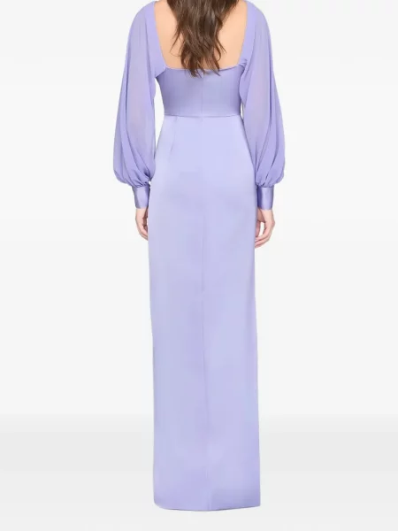 Rochie drapată Theia drapat de costum violet