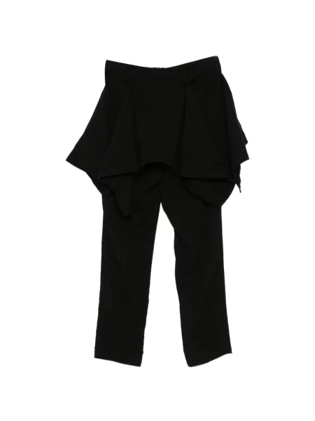 Pantaloni Limi Feu drapate negru