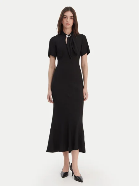 HUGO Rochie cocktail Kiweni negru