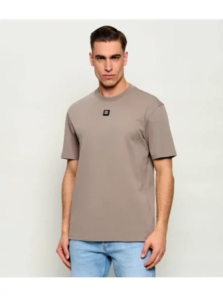 HUGO Tricou Dalile Maro deschis bej