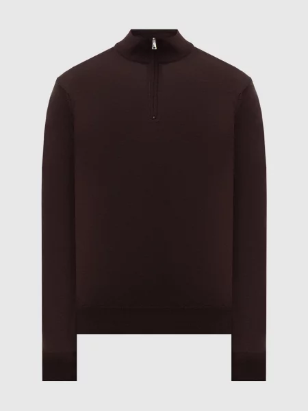 Джемпер з вовни мериноса з Cashmere&whiskey коричневий