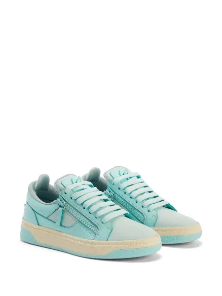 Sneakerși Giuseppe Zanotti din piele albastru
