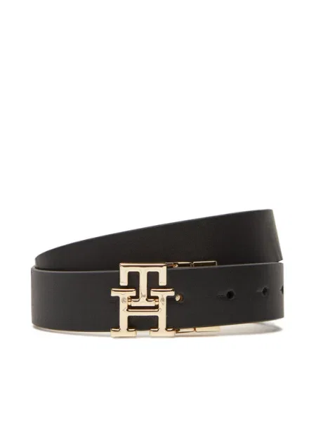 Кожен Tommy Hilfiger черно