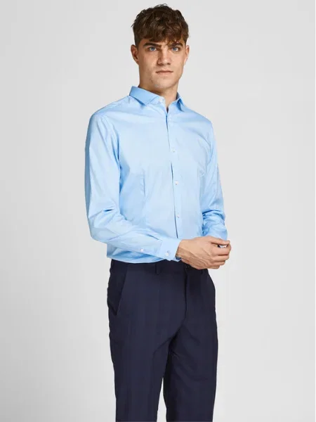 Jack&Jones Cămașă Parma Super Slim Fit albastru