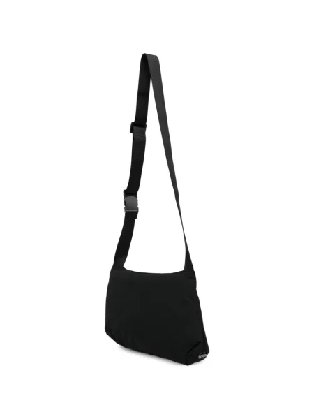 Crossbody torba Maison Kitsuné s autogramom crna