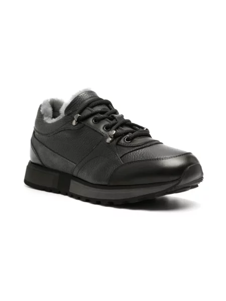 Sneakersy Casadei skórzane czarne