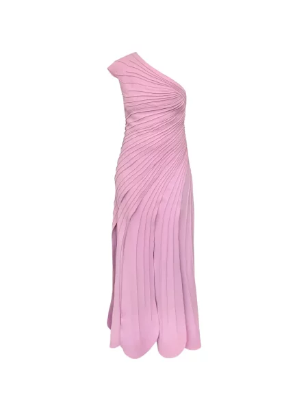 Rochie maxi Acler cu un umăr gol roz
