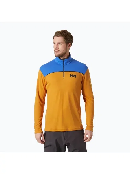 Мъжки суитшърт за ветроходство Helly Hansen HP Zip Pullover mustard жълто