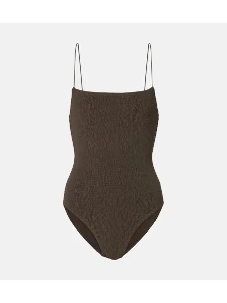 Costum de baie Toteme din jerseu maro